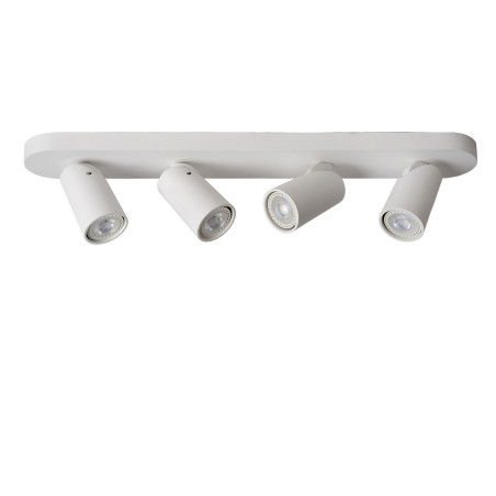 Lucide XYRUS - Spot plafond - LED Dim to warm - GU10 (MR16) - 4x5W 2200K/3000K - Blanc