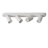 Lucide XYRUS - Spot plafond - LED Dim to warm - GU10 (MR16) - 4x5W 2200K/3000K - Blanc