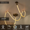 Lucide JANDERIN - Plafonnier - LED Dim. - CCT - 1x36W 2200K/3300K - Champagne Couleur - Vibes
