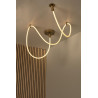 Lucide JANDERIN - Plafonnier - LED Dim. - CCT - 1x36W 2200K/3300K - Champagne Couleur - Vibes