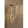 Lucide JANDERIN - Plafonnier - LED Dim. - CCT - 1x36W 2200K/3300K - Champagne Couleur - Vibes