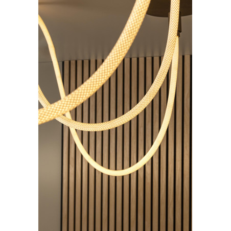 Lucide JANDERIN - Plafonnier - LED Dim. - CCT - 1x36W 2200K/3300K - Champagne Couleur - Vibes