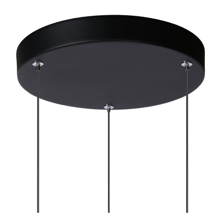 Lucide TUBULE - Suspension - Ø 26 cm - LED - 3x7W 2700K - Noir