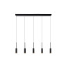 Lucide TUBULE - Suspension - LED - 5x7W 2700K - Noir