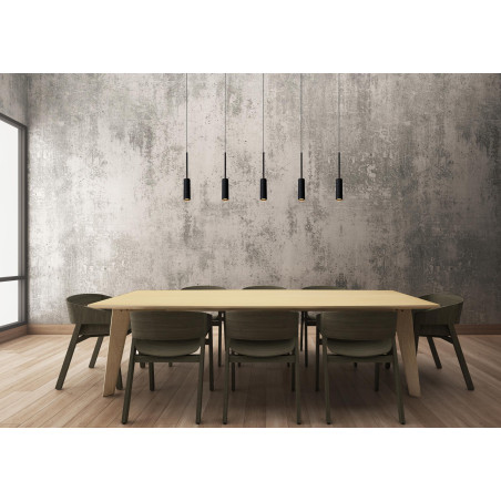 Lucide TUBULE - Suspension - LED - 5x7W 2700K - Noir