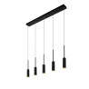 Lucide TUBULE - Suspension - LED - 5x7W 2700K - Noir