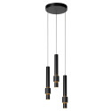 Lucide MARGARY - Suspension - Ø 28 cm - LED Dim. - 3x4W 2700K - Noir