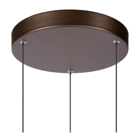 Lucide MARGARY - Suspension - Ø 28 cm - LED Dim. - 3x4W 2700K - Café