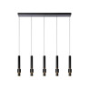 Lucide MARGARY - Suspension - LED Dim. - 5x4,2W 2700K - Noir