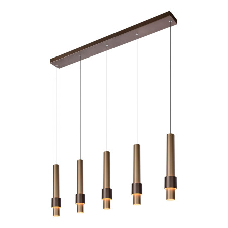 Lucide MARGARY - Suspension - LED Dim. - 5x4,2W 2700K - Café