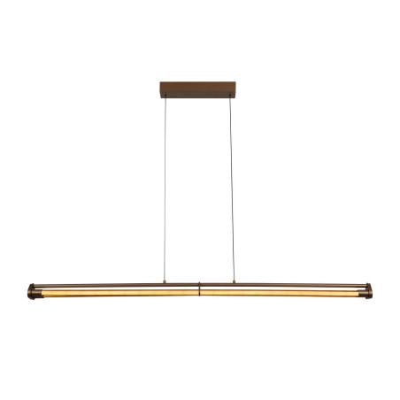 Lucide JANDERIN - Suspension - LED Dim. - CCT - 2x16,5W 2700K/4000K - Détecteur à balayage manuel - Champagne Couleur - Vibes