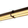 Lucide JANDERIN - Suspension - LED Dim. - CCT - 2x16,5W 2700K/4000K - Détecteur à balayage manuel - Champagne Couleur - Vibes