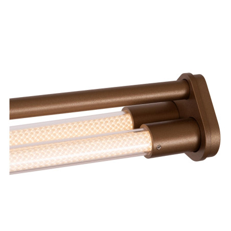 Lucide JANDERIN - Suspension - LED Dim. - CCT - 2x16,5W 2700K/4000K - Détecteur à balayage manuel - Champagne Couleur - Vibes