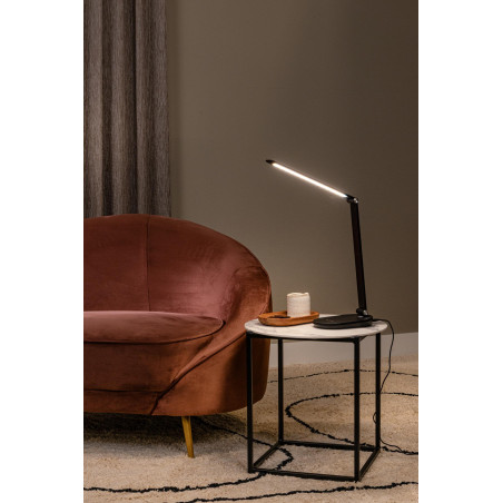 Lucide ALDWIN - Lampe de bureau - LED Dim. - CCT - 1x8W 2800K/6500K - Noir