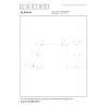 Lucide ALDWIN - Lampe de bureau - LED Dim. - CCT - 1x8W 2800K/6500K - Noir