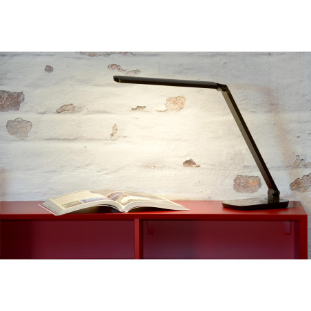 Lucide VARIO LED - Lampe de bureau - LED Dim. - CCT - 1x8W 2700K/6500K - Noir