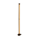 Lucide JANDERIN - Lampadaire - LED Dim. - CCT - 2x17W 2200K/3300K - Détecteur à balayage manuel - Champagne Couleur - Vibes