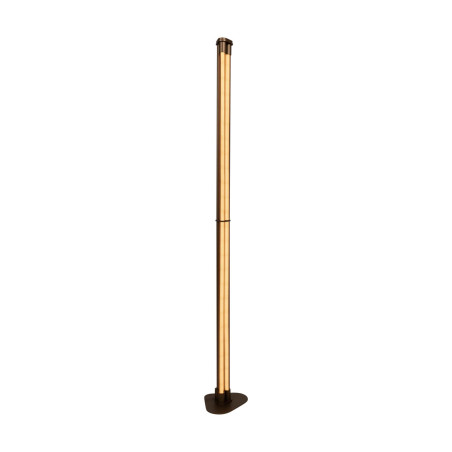 Lucide JANDERIN - Lampadaire - LED Dim. - CCT - 2x17W 2200K/3300K - Détecteur à balayage manuel - Champagne Couleur - Vibes