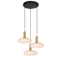 Lucide SINGALA - Suspension - Ø 55 cm - 3xE27 - Or Mat / Laiton