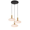 Lucide SINGALA - Suspension - Ø 55 cm - 3xE27 - Or Mat / Laiton