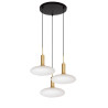 Lucide SINGALA - Suspension - Ø 55 cm - 3xE27 - Or Mat / Laiton