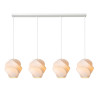 Lucide LA VAGUE - Suspension - 4xE27 - Blanc - Essential