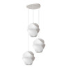 Lucide LA VAGUE - Suspension - Ø 51 cm - 3xE27 - Blanc - Essential