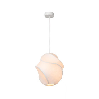Lucide LA VAGUE - Suspension - Ø 25 cm - 1xE27 - Blanc - Essential