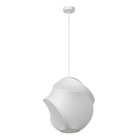Lucide LA VAGUE - Suspension - Ø 25 cm - 1xE27 - Blanc - Essential