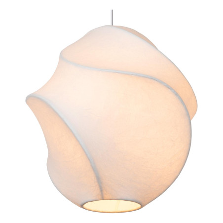 Lucide LA VAGUE - Suspension - Ø 25 cm - 1xE27 - Blanc - Essential