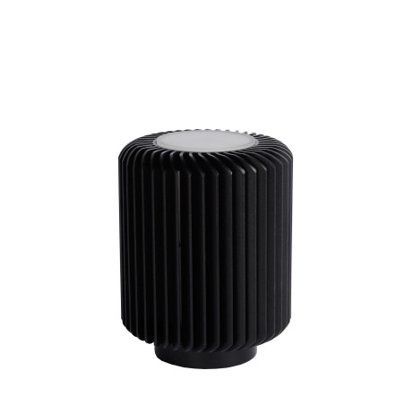Lucide TURBIN - Lampe de table - Ø 10,6 cm - LED - 1x5W 3000K - Noir