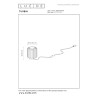Lucide TURBIN - Lampe de table - Ø 10,6 cm - LED - 1x5W 3000K - Noir