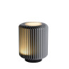 Lucide TURBIN - Lampe de table - Ø 10,6 cm - LED - 1x5W 3000K - Gris