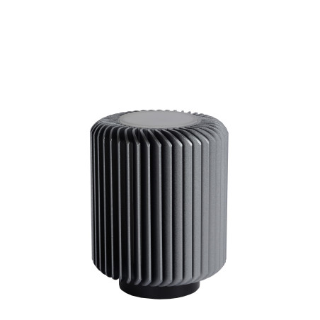 Lucide TURBIN - Lampe de table - Ø 10,6 cm - LED - 1x5W 3000K - Gris