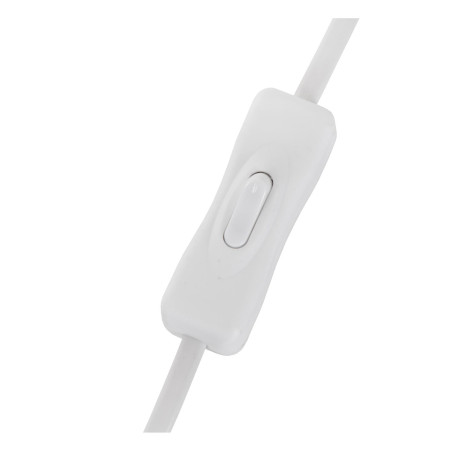 Lucide LA VAGUE - Lampe de table - Ø 30 cm - 1xE27 - Blanc - Essential