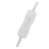Lucide LA VAGUE - Lampe de table - Ø 30 cm - 1xE27 - Blanc - Essential