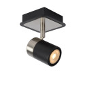 Lucide LENNERT - Spot plafond - LED Dim. - GU10 (MR16) - 1x5W 3000K - Noir