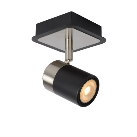 Lucide LENNERT - Spot plafond - LED Dim. - GU10 (MR16) - 1x5W 3000K - Noir