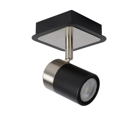 Lucide LENNERT - Spot plafond - LED Dim. - GU10 (MR16) - 1x5W 3000K - Noir