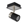 Lucide LENNERT - Spot plafond - LED Dim. - GU10 (MR16) - 1x5W 3000K - Noir