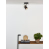 Lucide LENNERT - Spot plafond - LED Dim. - GU10 (MR16) - 1x5W 3000K - Noir