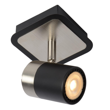 Lucide LENNERT - Spot plafond - LED Dim. - GU10 (MR16) - 1x5W 3000K - Noir