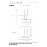Lucide LENNERT - Spot plafond - LED Dim. - GU10 (MR16) - 1x5W 3000K - Noir