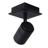 Lucide LENNERT - Spot plafond Salle de bains - LED Dim. - GU10 (MR16) - 1x5W 3000K - IP44 - Noir