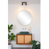 Lucide LENNERT - Spot plafond Salle de bains - LED Dim. - GU10 (MR16) - 2x5W 3000K - IP44 - Noir