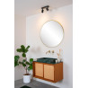 Lucide LENNERT - Spot plafond Salle de bains - LED Dim. - GU10 (MR16) - 2x5W 3000K - IP44 - Noir