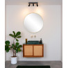 Lucide LENNERT - Spot plafond Salle de bains - LED Dim. - GU10 (MR16) - 3x5W 3000K - IP44 - Noir