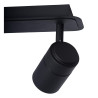 Lucide LENNERT - Spot plafond Salle de bains - LED Dim. - GU10 (MR16) - 3x5W 3000K - IP44 - Noir