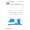 Lucide LENNERT - Spot plafond Salle de bains - LED Dim. - GU10 (MR16) - 3x5W 3000K - IP44 - Noir