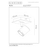 Lucide RILOU - Spot plafond - LED Dim. - GU10 (MR16) - 1x5W 3000K - Blanc